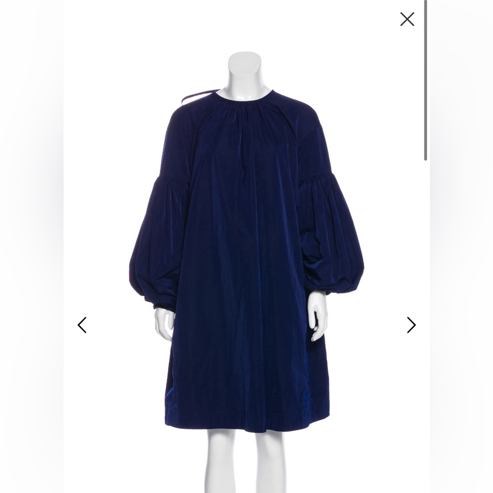 205W39NYC Blue Velvet Midi Dress